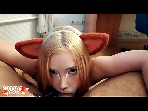 ❤️ Kitsune ਉਸ ਦੇ ਮੂੰਹ ਵਿੱਚ ਡਿਕ ਅਤੇ ਕਮ ਨਿਗਲ ❤ ਸੁਪਰ ਸੈਕਸ ❌